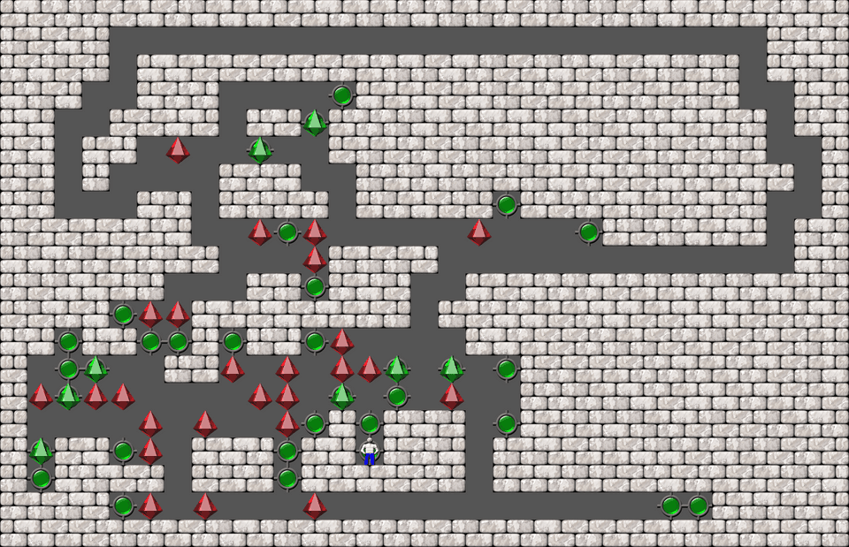 Сокобан More Bugs collections уровень 461